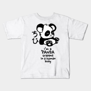 CARTOON PANDA Kids T-Shirt